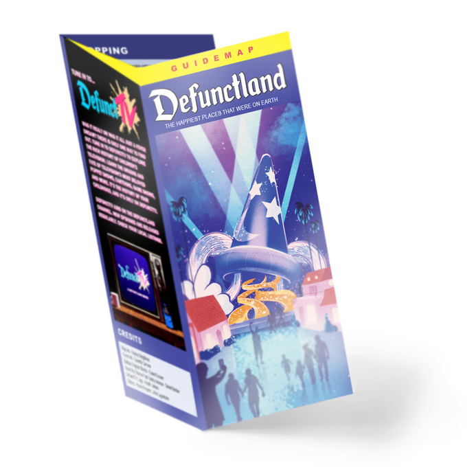 Defunctland Brochure and Guide Map